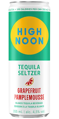High noon tequila seltzer - grapefruit.