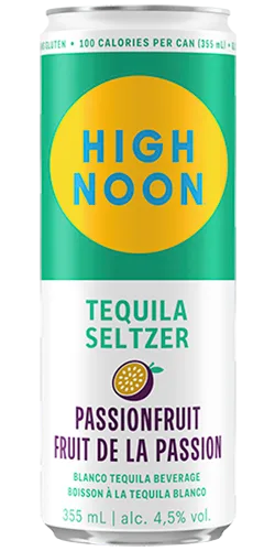 High noon tequila seltzer - passionfruit.