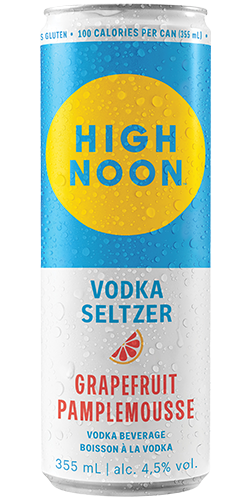 High noon vodka seltzer - grapefruit.