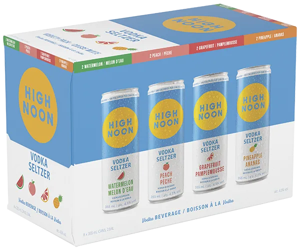 High noon vodka seltzer variety pack.